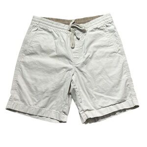 Y6- Chaps Sport Medium Men's Light Gray Drawstring Cotton Shorts
